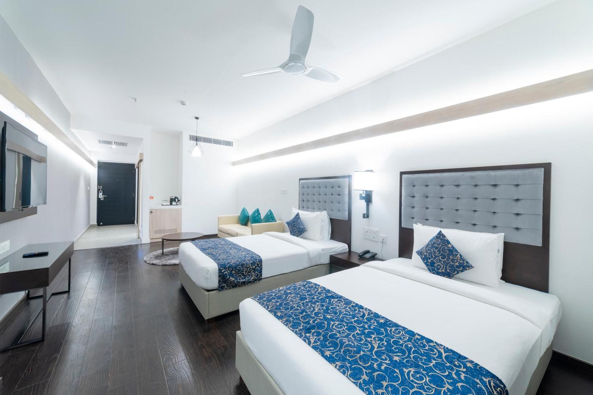 Hotel Deccan Serai Grande, Gachibowli, Hyderabad Exterior foto